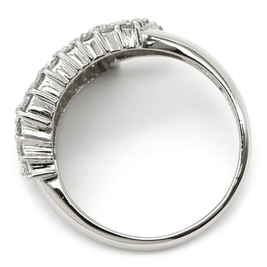 ノンブランド NON BRAND ダイヤモンド 1.00ct プラチナシルバー Pt900 ダイヤモンド リング 指輪 パヴェ プラチナ デザインリング 10号