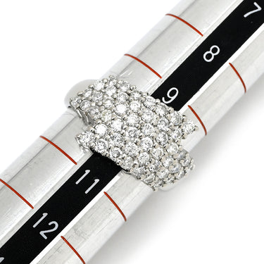 ノンブランド NON BRAND ダイヤモンド 1.00ct プラチナシルバー Pt900 ダイヤモンド リング 指輪 パヴェ プラチナ デザインリング 10号