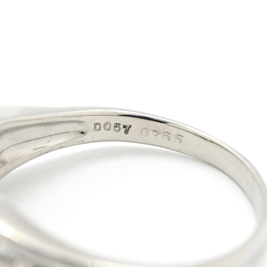 ノンブランド NON BRAND ダイヤ リング プラチナシルバー Pt900 ダイヤモンド リング 指輪 プラチナム プリンセスカット バゲットカット 天然ストーン 23号