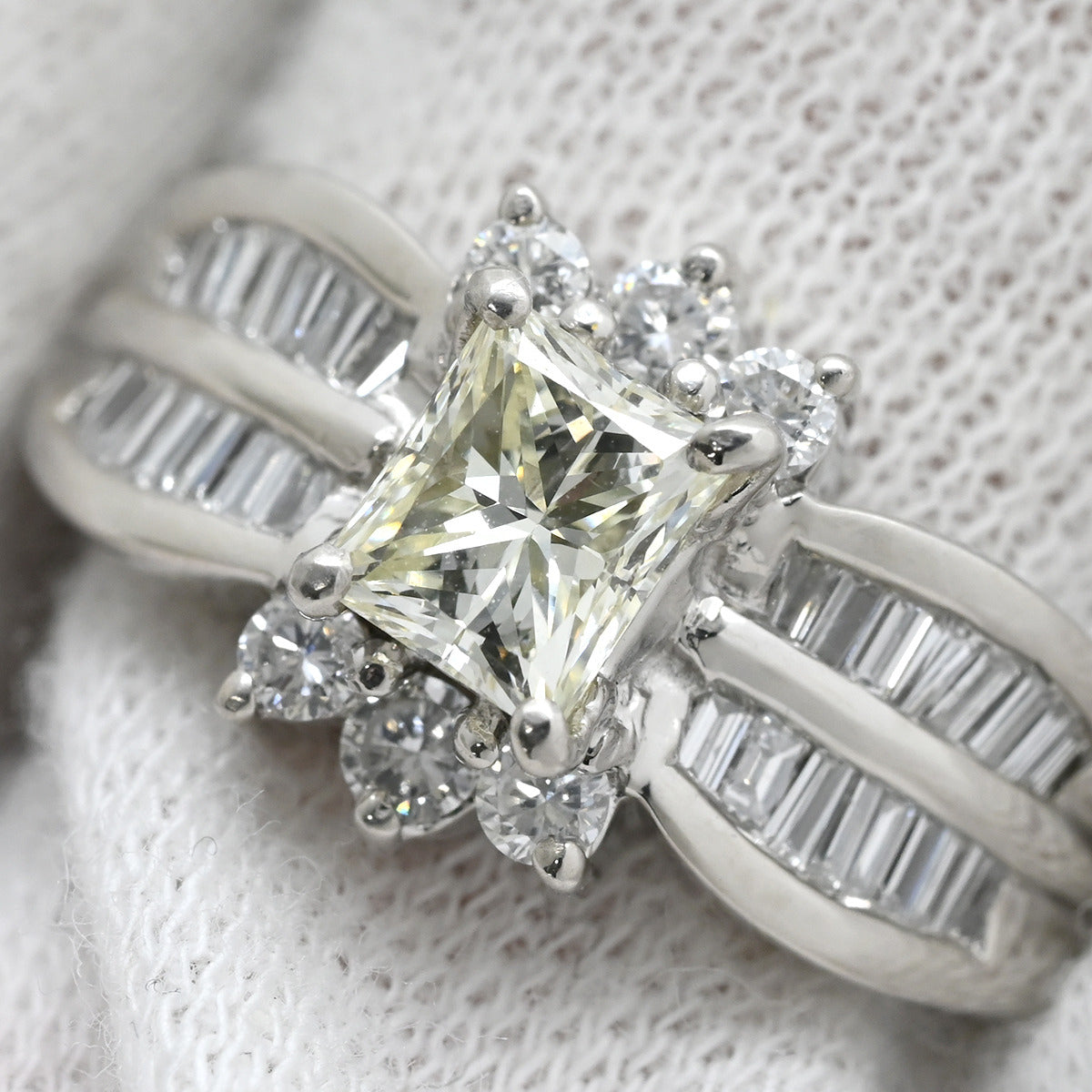 ノンブランド NON BRAND ダイヤ リング プラチナシルバー Pt900