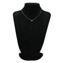 ノンブランド NON BRAND ダイヤ ペンダント プラチナシルバー Pt900 ダイヤモンド Pt850(チェーン) ネックレス プラチナム 3P 3石 3粒 ラインストーン トリロジー