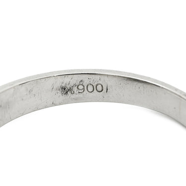 ノンブランド NON BRAND 黒蝶パール 11.7mm ダイヤ グレー×プラチナシルバー Pt900 パール ダイヤモンド リング 指輪 シルバー 1P 1粒 真珠 大粒 Pt900 パヴェ ラウンドシェイプ 15.5号