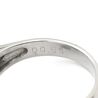 ノンブランド NON BRAND 黒蝶パール 11.4mm ダイヤ 0.53ct シルバーグレイ×プラチナシルバー Pt900 パール ダイヤモンド リング 指輪 1P 1粒 真珠 大粒 Pt900 ヘイロー パヴェ 11.5号