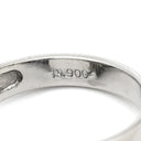 ノンブランド NON BRAND 黒蝶パール 11.4mm ダイヤ 0.53ct シルバーグレイ×プラチナシルバー Pt900 パール ダイヤモンド リング 指輪 1P 1粒 真珠 大粒 Pt900 ヘイロー パヴェ 11.5号