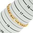 ノンブランド NON BRAND イエローゴールド K18YG ダイヤモンド ブレスレット ダイヤ K18YG Au750 18K 18金 1P 1粒 リーフデザイン