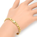 ノンブランド NON BRAND イエローゴールド K18YG ダイヤモンド ブレスレット ダイヤ K18YG Au750 18K 18金 1P 1粒 リーフデザイン