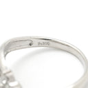 ノンブランド NON BRAND ダイヤモンド リング プラチナシルバー Pt900 ダイヤモンド リング 指輪 プラチナム ダイヤ フラワーモチーフ 花 900 12.5号