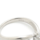 ノンブランド NON BRAND ダイヤモンド リング プラチナシルバー Pt900 ダイヤモンド リング 指輪 プラチナム ダイヤ フラワーモチーフ 花 900 12.5号