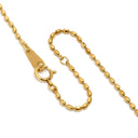 ノンブランド NON BRAND ダイヤペンダント イエローゴールド K18YG ダイヤモンド ネックレス 18K 3P 3石 3粒 スリーストーン 3連 ダイヤモンド 0.15ct