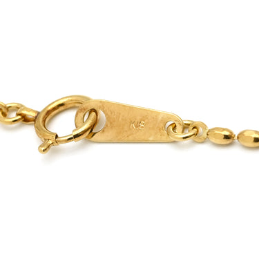 ノンブランド NON BRAND ダイヤペンダント イエローゴールド K18YG ダイヤモンド ネックレス 18K 3P 3石 3粒 スリーストーン 3連 ダイヤモンド 0.15ct