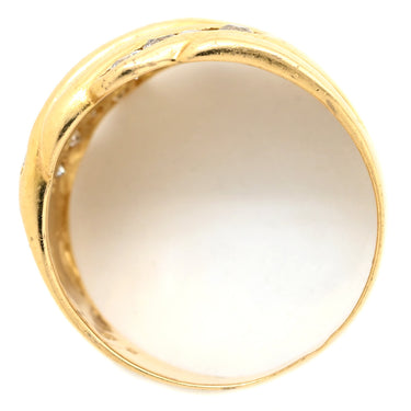 ノンブランド NON BRAND ダイヤ リング イエローゴールド K18YG ダイヤモンド リング 指輪 Au750 18K 18金 ダイヤモンド 13号