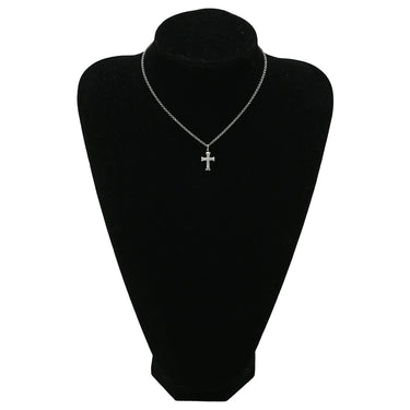 ノンブランド NON BRAND クロス ダイヤモンド 0.50ct プラチナシルバー Pt ダイヤモンド ペンダントトップ 11石 11P 十字架 ネックレストップ ペンダントヘッド プラチナ