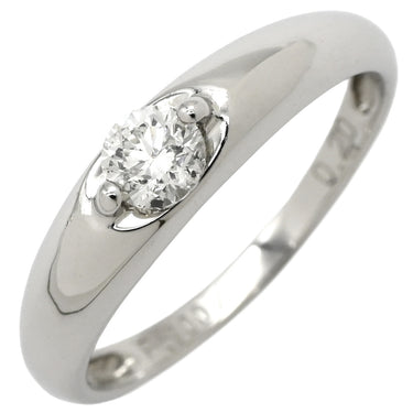 ノンブランド NON BRAND ダイヤモンド 0.20ct リング プラチナシルバー Pt900 ダイヤモンド リング 指輪 1P 1粒 1石 ブリリアントカット プラチナ 7号