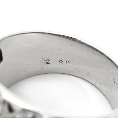 ノンブランド NON BRAND ラティス ダイヤリング ホワイトゴールド K14WG ダイヤモンド ルビー リング 指輪 WG 14K ダイヤモンド ルビー フラワークラスター 16号