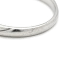 ノンブランド NON BRAND ダイヤリング プラチナシルバー Pt950 ダイヤモンド リング 指輪 5P 5石 5粒 イニシャル刻印あり 9.5号