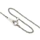 ノンブランド NON BRAND ダイヤ ペンダント プラチナシルバー Pt900 ダイヤモンド Pt850(チェーン) ネックレス プラチナム 3P 3石 3粒 ラインストーン トリロジー