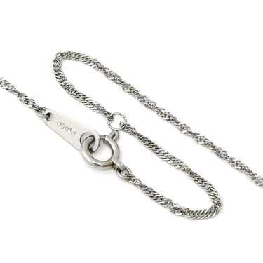 ノンブランド NON BRAND ダイヤ ペンダント プラチナシルバー Pt900 ダイヤモンド Pt850(チェーン) ネックレス プラチナム 3P 3石 3粒 ラインストーン トリロジー