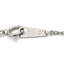 ノンブランド NON BRAND ダイヤ ペンダント プラチナシルバー Pt900 ダイヤモンド Pt850(チェーン) ネックレス プラチナム 3P 3石 3粒 ラインストーン トリロジー