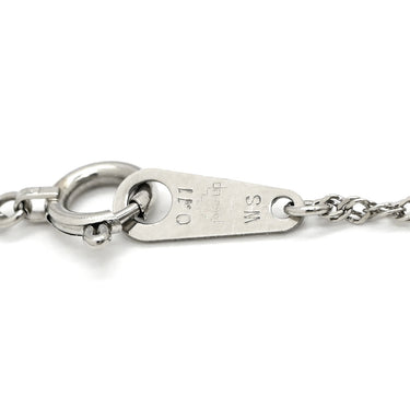 ノンブランド NON BRAND ダイヤ ペンダント プラチナシルバー Pt900 ダイヤモンド Pt850(チェーン) ネックレス プラチナム 3P 3石 3粒 ラインストーン トリロジー