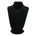 ノンブランド NON BRAND ダイヤ ペンダント プラチナシルバー Pt900 ダイヤモンド Pt850(チェーン) ネックレス プラチナム 3P 3石 3粒 ラインストーン トリロジー