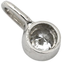 ノンブランド NON BRAND プラチナシルバー Pt900 ダイヤモンド ペンダントトップ プラチナム ペンダントヘッド 1P 1粒ダイヤ チャーム 小ぶり ネックレストップ 0.24ct