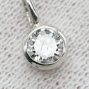 ノンブランド NON BRAND プラチナシルバー Pt900 ダイヤモンド ペンダントトップ プラチナム ペンダントヘッド 1P 1粒ダイヤ チャーム 小ぶり ネックレストップ 0.24ct