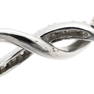 ノンブランド NON BRAND ダイヤモンド 0.16ct ホワイトゴールド K18WG ダイヤモンド ペンダントトップ ツイスト 18金 18K 750 WG ペンダントヘッド ネックレストップ チャーム