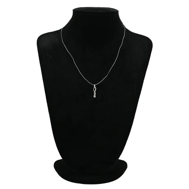 ノンブランド NON BRAND ダイヤモンド 0.16ct ホワイトゴールド K18WG ダイヤモンド ペンダントトップ ツイスト 18金 18K 750 WG ペンダントヘッド ネックレストップ チャーム