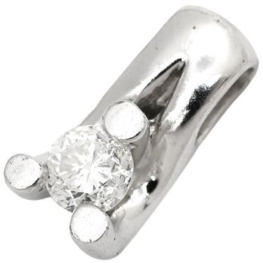 ノンブランド NON BRAND プラチナシルバー Pt850 ダイヤモンド ペンダントトップ Pt850 プラチナム ペンダントヘッド ダイヤ 1P 1粒