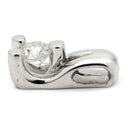 ノンブランド NON BRAND プラチナシルバー Pt850 ダイヤモンド ペンダントトップ Pt850 プラチナム ペンダントヘッド ダイヤ 1P 1粒