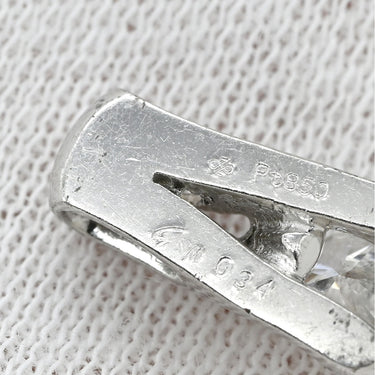 ノンブランド NON BRAND プラチナシルバー Pt850 ダイヤモンド ペンダントトップ Pt850 プラチナム ペンダントヘッド ダイヤ 1P 1粒