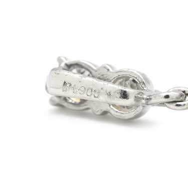 ノンブランド NON BRAND ダイヤモンド 0.50ct フラワーモチーフ プラチナシルバー Pt900 ダイヤモンド ペンダントトップ 9石 9P 9粒 花 ペンダントヘッド ネックレストップ チャーム Pt900