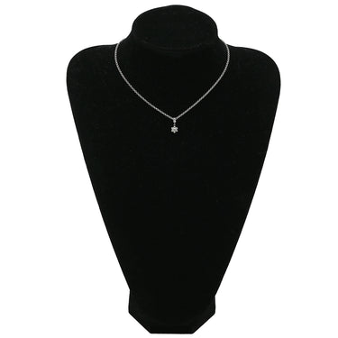 ノンブランド NON BRAND ダイヤモンド 0.50ct フラワーモチーフ プラチナシルバー Pt900 ダイヤモンド ペンダントトップ 9石 9P 9粒 花 ペンダントヘッド ネックレストップ チャーム Pt900