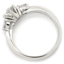 ノンブランド NON BRAND ダイヤリング プラチナシルバー Pt900 ダイヤモンド リング 指輪 3P 3石 3粒 4号