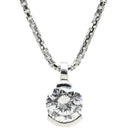 ノンブランド NON BRAND ダイヤ ペンダント プラチナシルバー Pt850 ダイヤモンド ネックレス プラチナム 1P 1石 1粒 ドロップ しずくモチーフ 雫