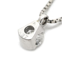 ノンブランド NON BRAND ダイヤ ペンダント プラチナシルバー Pt850 ダイヤモンド ネックレス プラチナム 1P 1石 1粒 ドロップ しずくモチーフ 雫