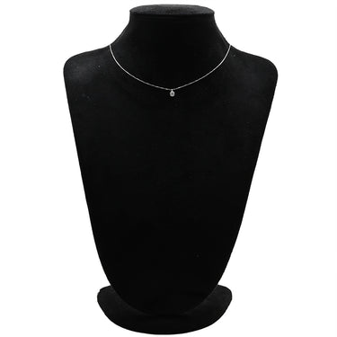 ノンブランド NON BRAND ダイヤ ペンダント プラチナシルバー Pt850 ダイヤモンド ネックレス プラチナム 1P 1石 1粒 ドロップ しずくモチーフ 雫