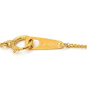 ノンブランド NON BRAND ダイヤペンダント イエローゴールド K18YG ダイヤモンド ネックレス 18K 7P 7石 7粒 ダイヤモンド フラワーモチーフ