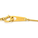 ノンブランド NON BRAND ダイヤペンダント イエローゴールド K18YG ダイヤモンド ネックレス 18K 7P 7石 7粒 ダイヤモンド フラワーモチーフ