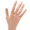 ノンブランド NON BRAND ダイヤ リング イエローゴールド×シルバー K18YG Pt850 ダイヤモンド リング 指輪 Au750 18K 18金 YG×Pt850 コンビ バゲットカット 12号