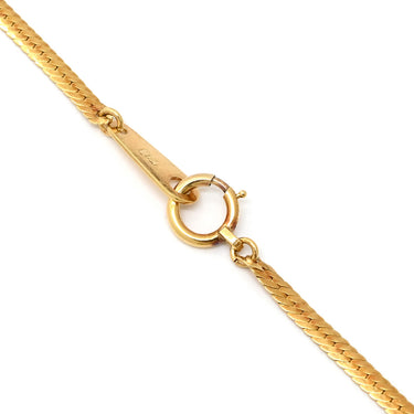 ノンブランド NON BRAND ダイヤペンダント イエローゴールド K18YG ダイヤモンド ネックレス 18K 1P 1石 1粒 ダイヤモンド 0.28ct スネークチェーン