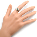 ノンブランド NON BRAND エメラルド リング ホワイトゴールド K14WG エメラルド リング 指輪 グリーン 緑 スクエア バケットミックスカット 1石 11号