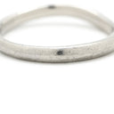 ノンブランド NON BRAND ダイヤモンド 0.025ct プラチナシルバー Pt950 ダイヤモンド リング 指輪 デザインリング カーブリング 名前刻印入り プラチナ 11号