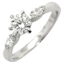 ノンブランド NON BRAND ダイヤリング プラチナシルバー Pt900 ダイヤモンド リング 指輪 3P 3石 3粒 ダイヤモンド 8.5号