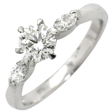 ノンブランド NON BRAND ダイヤリング プラチナシルバー Pt900 ダイヤモンド リング 指輪 3P 3石 3粒 ダイヤモンド 8.5号