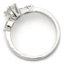 ノンブランド NON BRAND ダイヤリング プラチナシルバー Pt900 ダイヤモンド リング 指輪 3P 3石 3粒 ダイヤモンド 8.5号