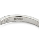 ノンブランド NON BRAND ダイヤリング プラチナシルバー Pt900 ダイヤモンド リング 指輪 3P 3石 3粒 ダイヤモンド 8.5号