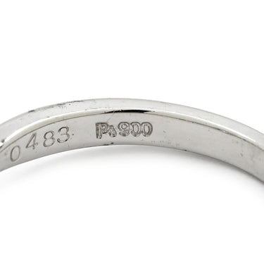 ノンブランド NON BRAND ダイヤリング プラチナシルバー Pt900 ダイヤモンド リング 指輪 3P 3石 3粒 ダイヤモンド 8.5号