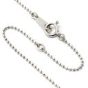 ノンブランド NON BRAND ダイヤ ペンダント プラチナシルバー Pt850 ダイヤモンド ネックレス プラチナム 1P 1石 1粒 ドロップ ライン バートップ