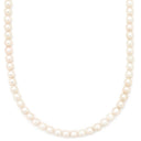 ノンブランド NON BRAND パール パールホワイト K18YG パール ネックレス 真珠 あこやパール フォーマル 一連 750 18K YG アコヤ真珠 43.5cm ラウンドシェイプ